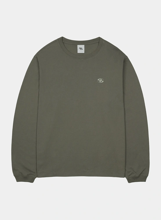 Лонгслив SAN SAN GEAR Logo L/S Khaki