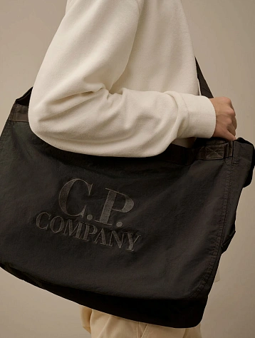Сумка C.P. Company Plain Paper Touch Logo Black