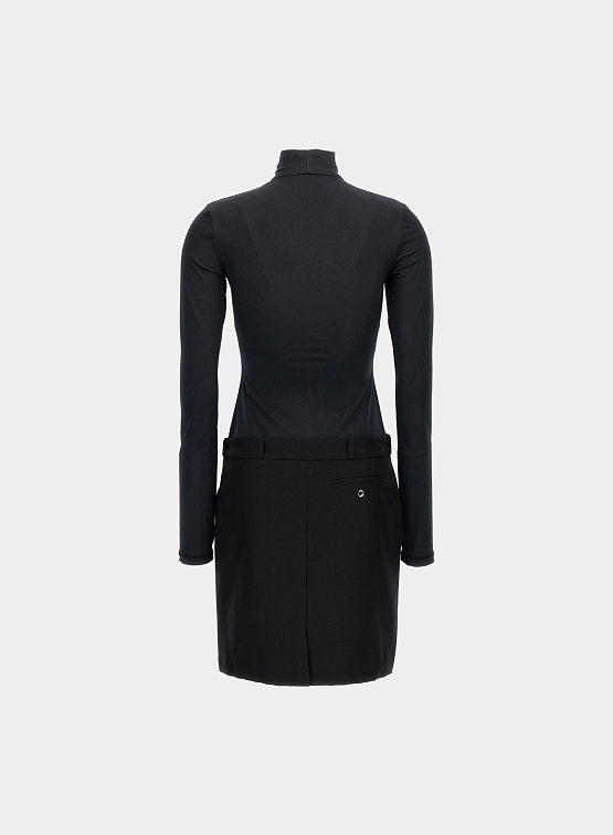 Женское платье Coperni Hybrid Tailored Dress Black