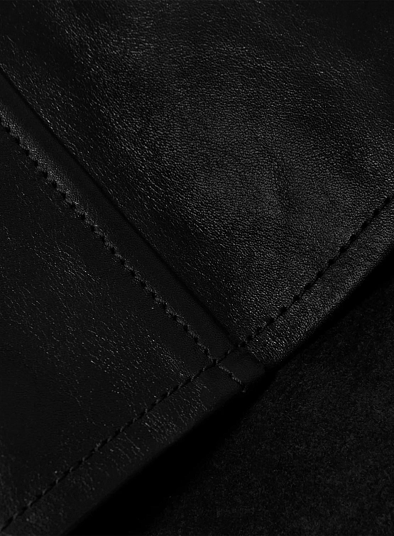 Женская юбка MUGLER Mermaid Leather Black