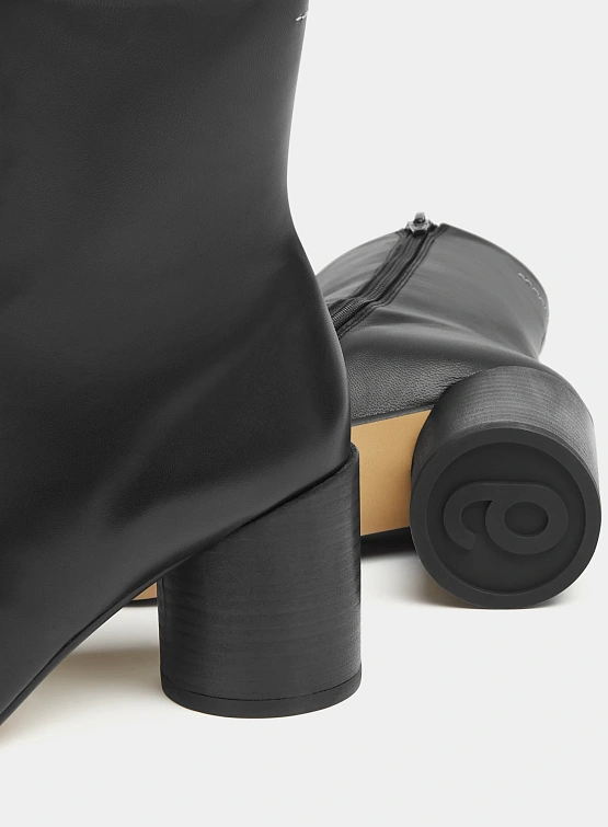 Женские ботильоны MM6 Maison Margiela Anatomic Ankle Black