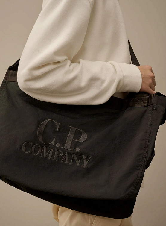 Сумка C.P. Company Plain Paper Touch Logo Black