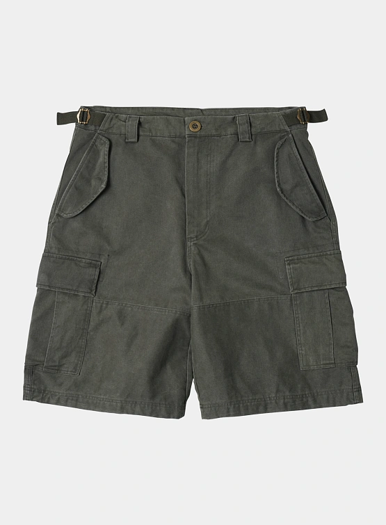 Шорты FrizmWORKS Faded Cotton Cargo Olive