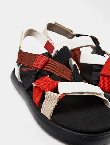 Женские сандалии Camper Twins Recycled PET Multicolor Red