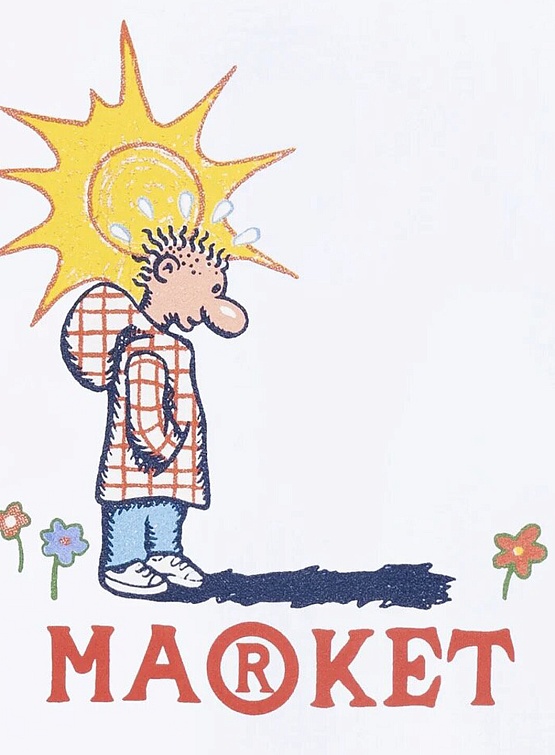 Футболка MARKET Shadow Work T-Shirt White