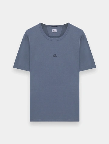 Футболка C.P. Company 24/1 Jersey Logo Stormy Weather