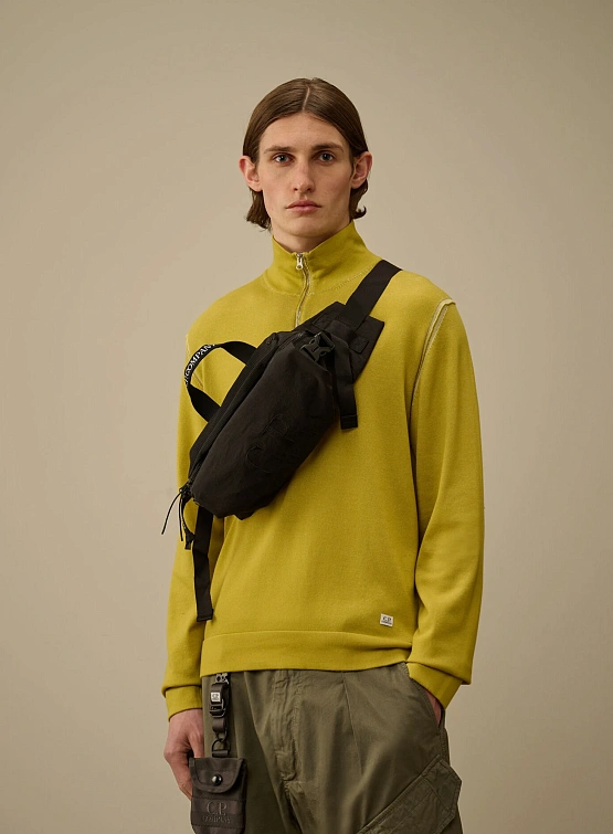 Сумка C.P. Company Plain Paper Touch Waistbag Black