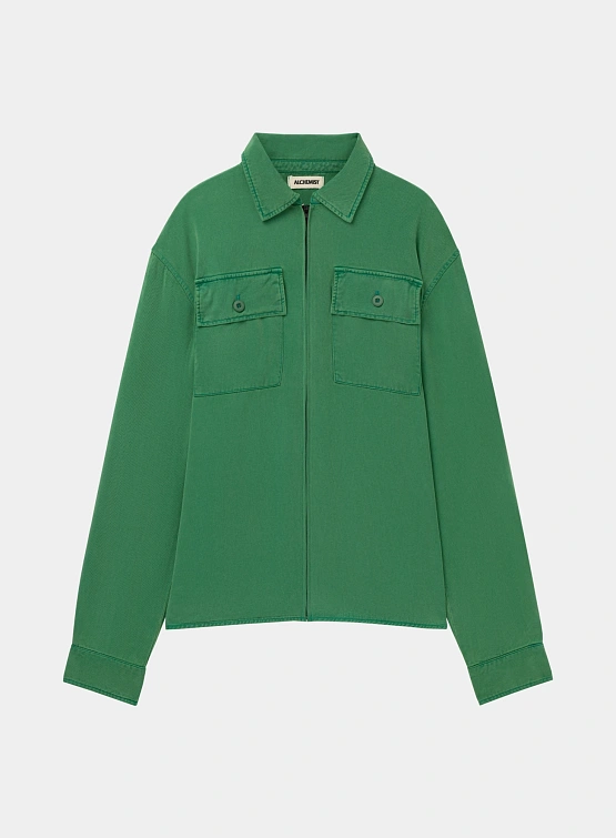 Рубашка ALCHEMIST Roy Long Sleeve Bright Green