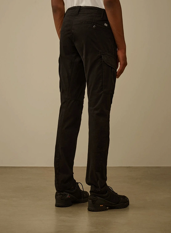 Брюки C.P. Company Stretch Sateen Ergonomic Cargo Black