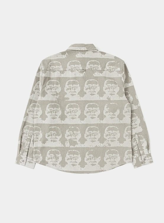 Рубашка Heresy Stone Head Shirt Green