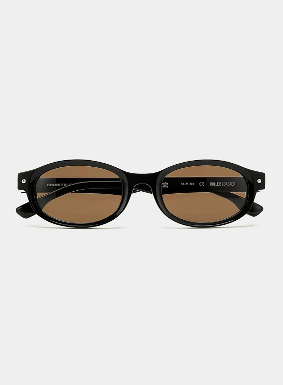 Очки Bonnie Clyde Roller Coaster Black & Brown Lens