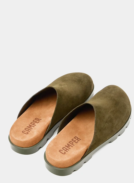Сабо Camper Brutus Nubuck Green