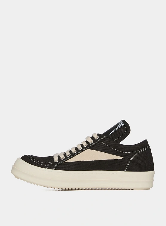 Кеды RICK OWENS DRKSHDW Vintage Sneaks Black/Milk/Milk