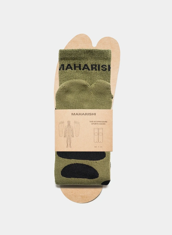 Носки MAHARISHI 1460 Maharishi Acu Tabi Sport Olive