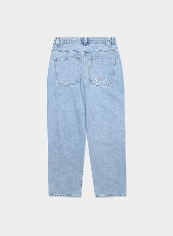 Джинсы LMC Double Knee Denim Pants Light Blue