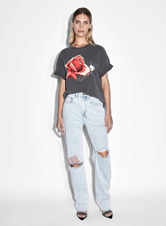 Женская футболка Ksubi Feels Good Oh G Ss Tee Vintage Grey