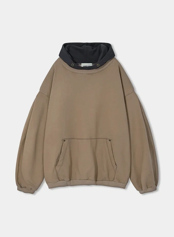 Худи ANGLAN Valley Layered Hoodie Beige
