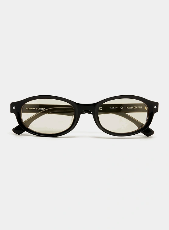 Очки Bonnie Clyde Roller Coaster Black & Yellow Tint