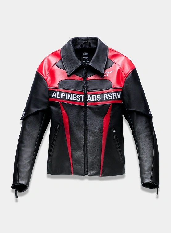 Кожаная куртка ALPINESTARS RSRV Hagaze Black/Red