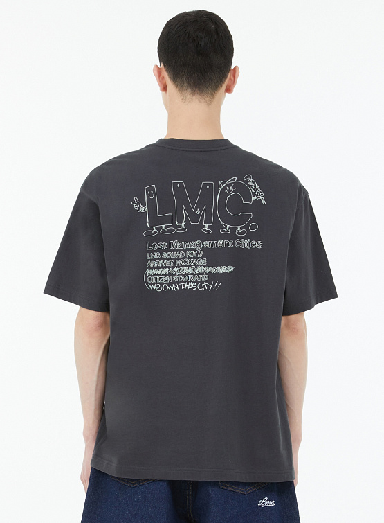 Футболка LMC Doodle Tee Charcoal
