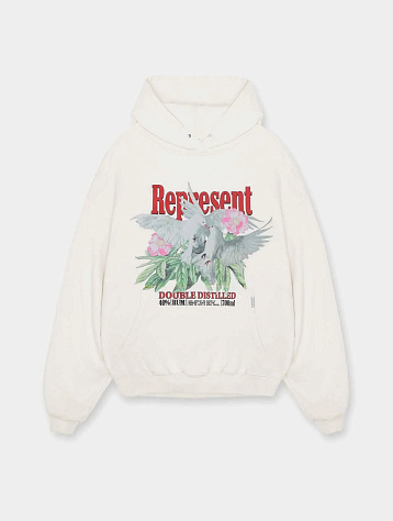 Худи Represent Clo Double Distilled Flat White