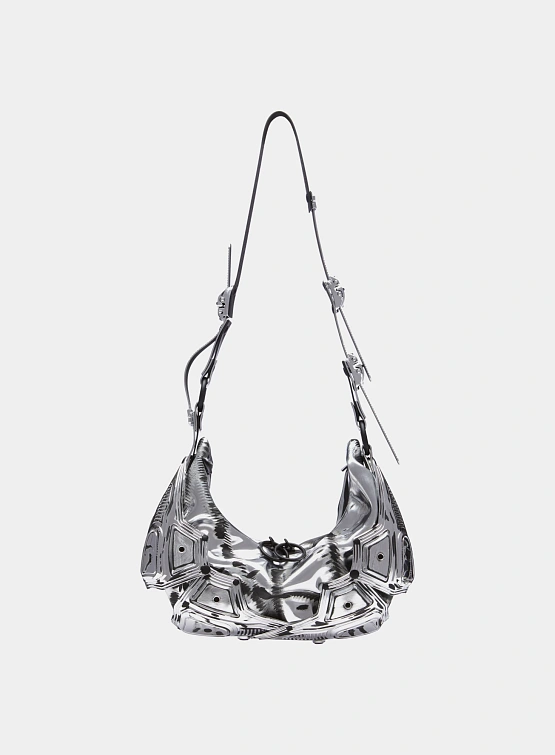 Сумка INNERRAUM Object M02 Small Half Moon Silver Matt Black