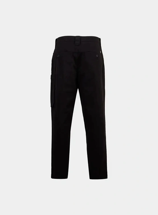 Брюки C.P. Company Stretch Sateen Regular Cargo Black