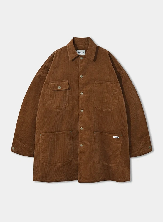 Парка ANGLAN Corduroy Work Coat Brown