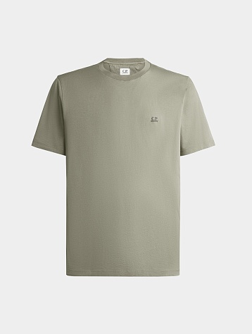 Футболка C.P. Company 30/1 Jersey Small Logo Bronze Green