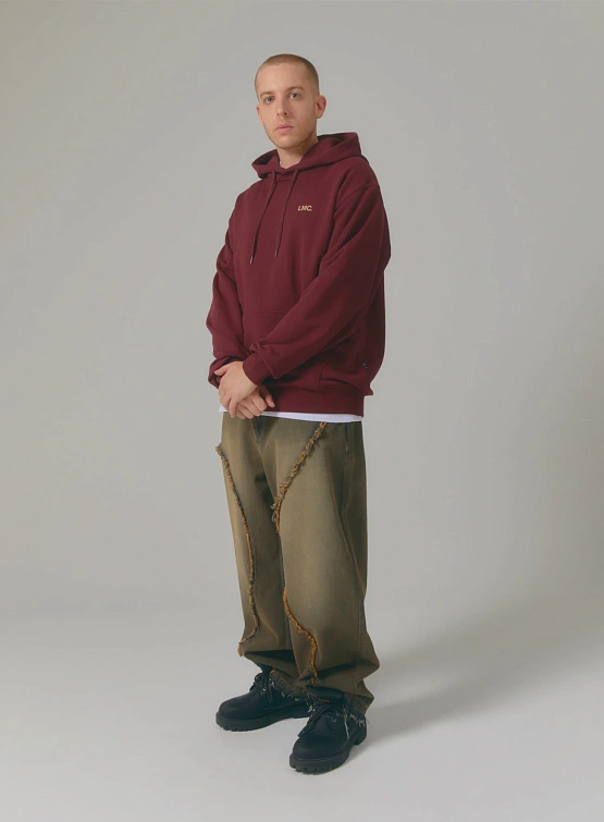 Худи LMC OG Combo Hoodie Burgundy