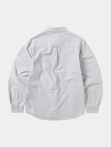 Рубашка thisisneverthat T-Logo Oxford Shirt Grey