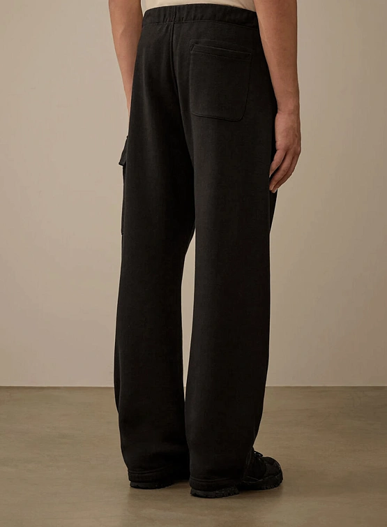 Брюки C.P. Company Diagonal Raised Cargo Black