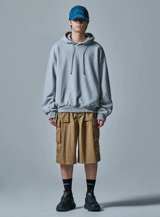 Худи JUUN.J Essential Jersey Hoodie Grey