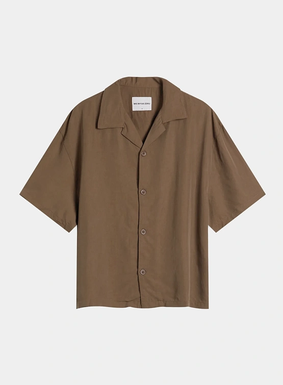 Рубашка MKI MIYUKI ZOKU Sandwash Cupro Vacation Brown