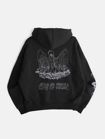 Зип-худи Jungles Jungles LIFE IS MAGIC ZIP HOODIE Black