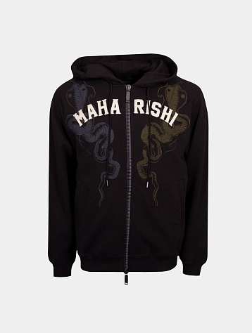 Зип-худи MAHARISHI 6011 Cobra Zipped Hooded Sweat Black