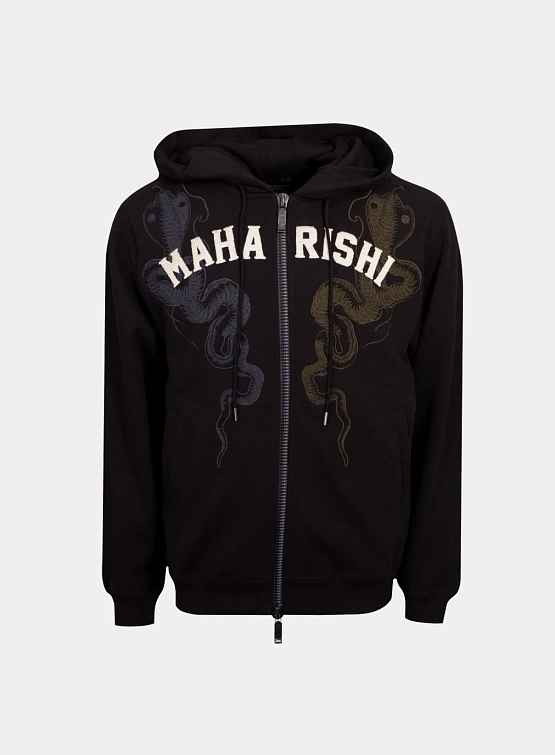 Зип-худи MAHARISHI 6011 Cobra Zipped Hooded Sweat Black