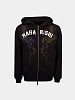 Зип-худи MAHARISHI 6011 Cobra Zipped Hooded Sweat Black