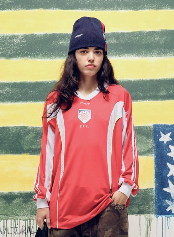 Шапка PIET Emblem Beanie Blue