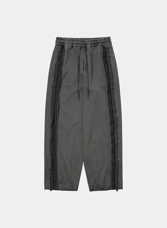 Брюки AJOBYAJO Lace Trimming Track Charcoal