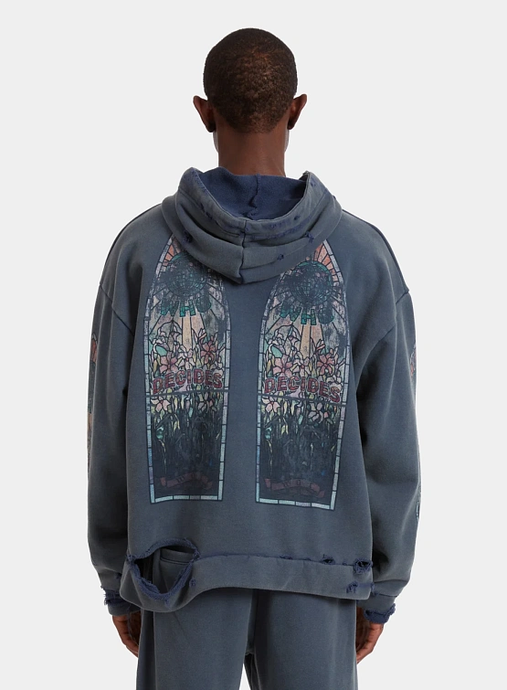 Худи WHO DECIDES WAR Faded Indigo