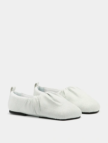 Сабо YUME YUME Wrinkle Flats Cracked White