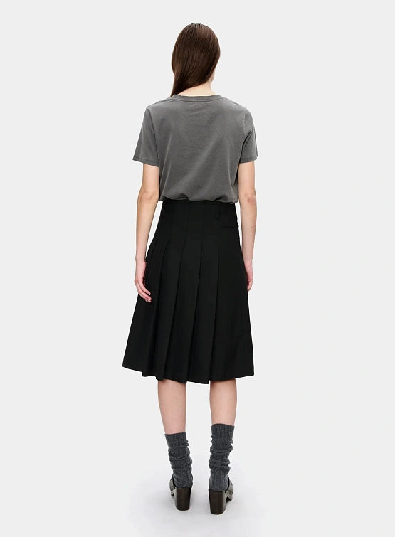 Юбка A.P.C. Plissee Longue Noir