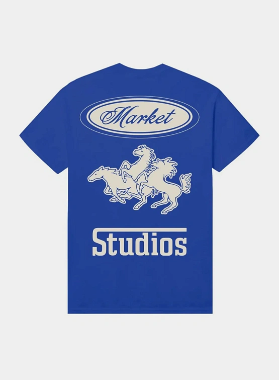 Футболка MARKET STALLION T-SHIRT Blue