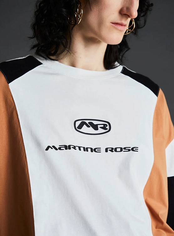 Футболка Martine Rose Panelled Oversized T-Shirt