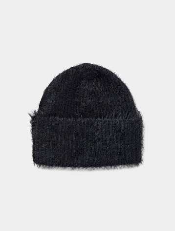 Шапка JUUN.J Hairy Beanie Black