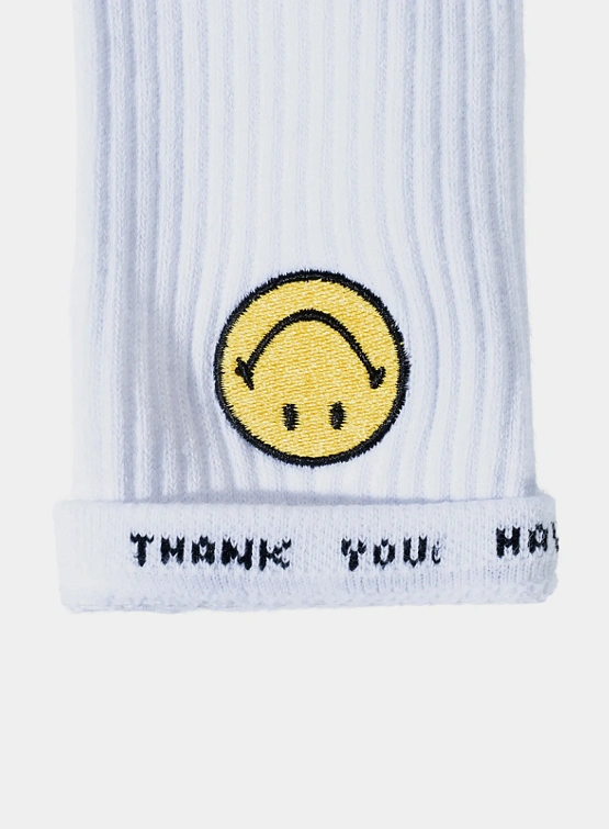 Носки MARKET SMILEY BADGE SOCKS White