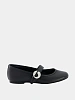 Женские Балетки Coperni Ballerina Belt Flat Black