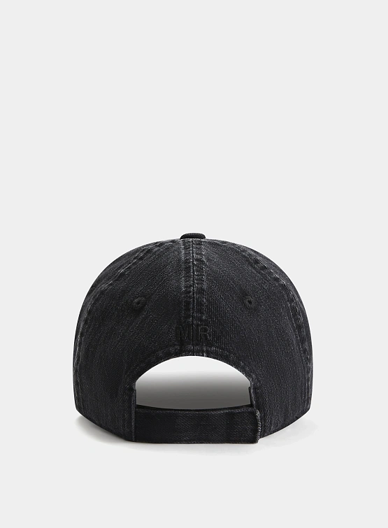 Кепка Martine Rose Signature Cap Washed Black