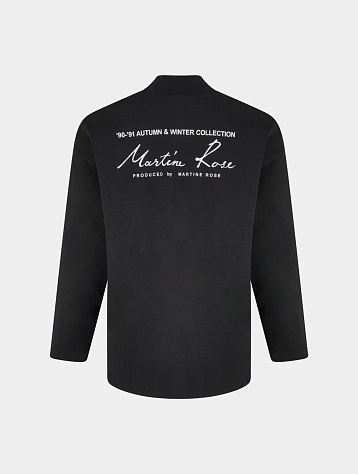 Лонгслив Martine Rose Funnel Neck T-Shirt Black